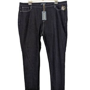 Modcloth Women's Plus Size High Rise Straight Leg Jeans Blue Size 26R NWT‎